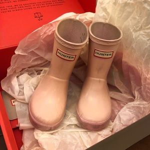 Hunter kids Classic RainBoots sz 6 Pink